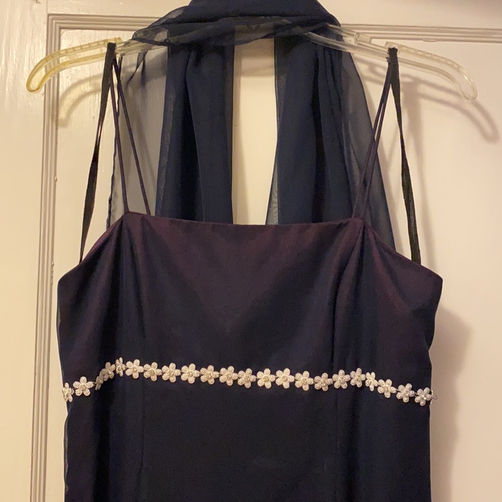 Navy Blue Gown